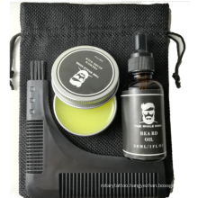 Customize Private Label Beard Comb, Beard Oil and Balm  Beard Grooming Kit